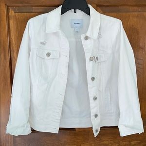 Darling White denim jacket S New